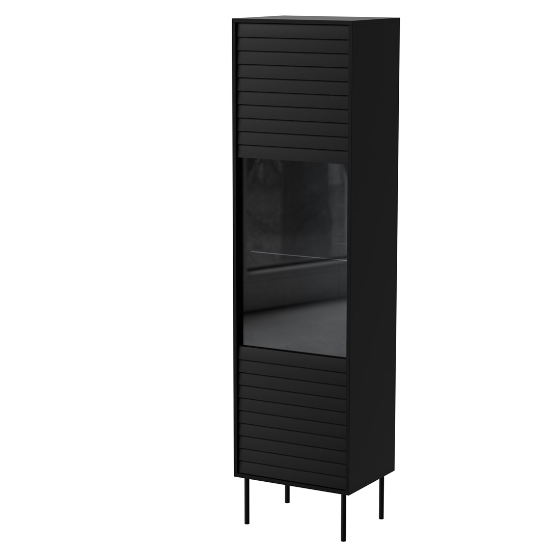 Witryna CORTINA 53x40x182 czarny — zdjęcie 1 z 4