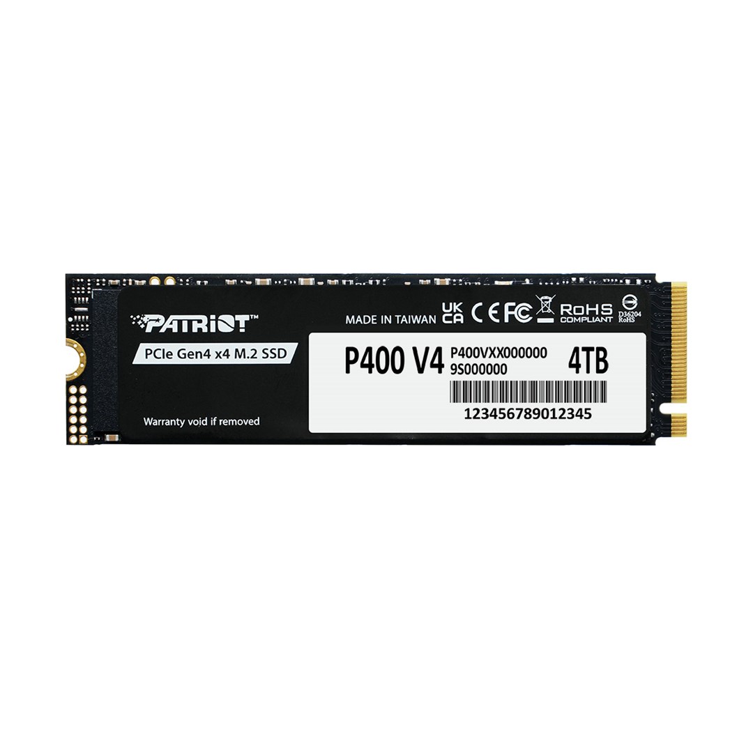 SSD Patriot P400 V4 4TB M.2 NVMe PCIe Gen4 — zdjęcie 1 z 5