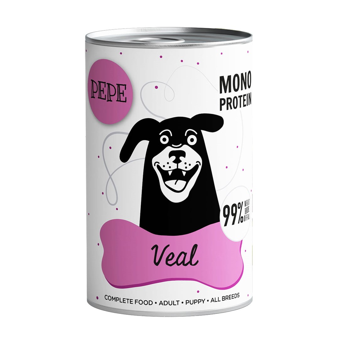 Paka Zwierzaka Pepe Veal 99% cielęcina 400g