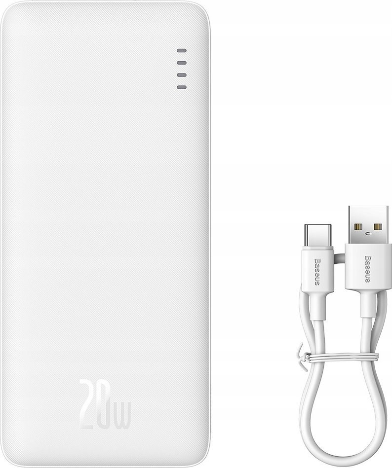 BASEUS POWERBANK AIRPOW 10000MAH 20W Biały — zdjęcie 1 z 4