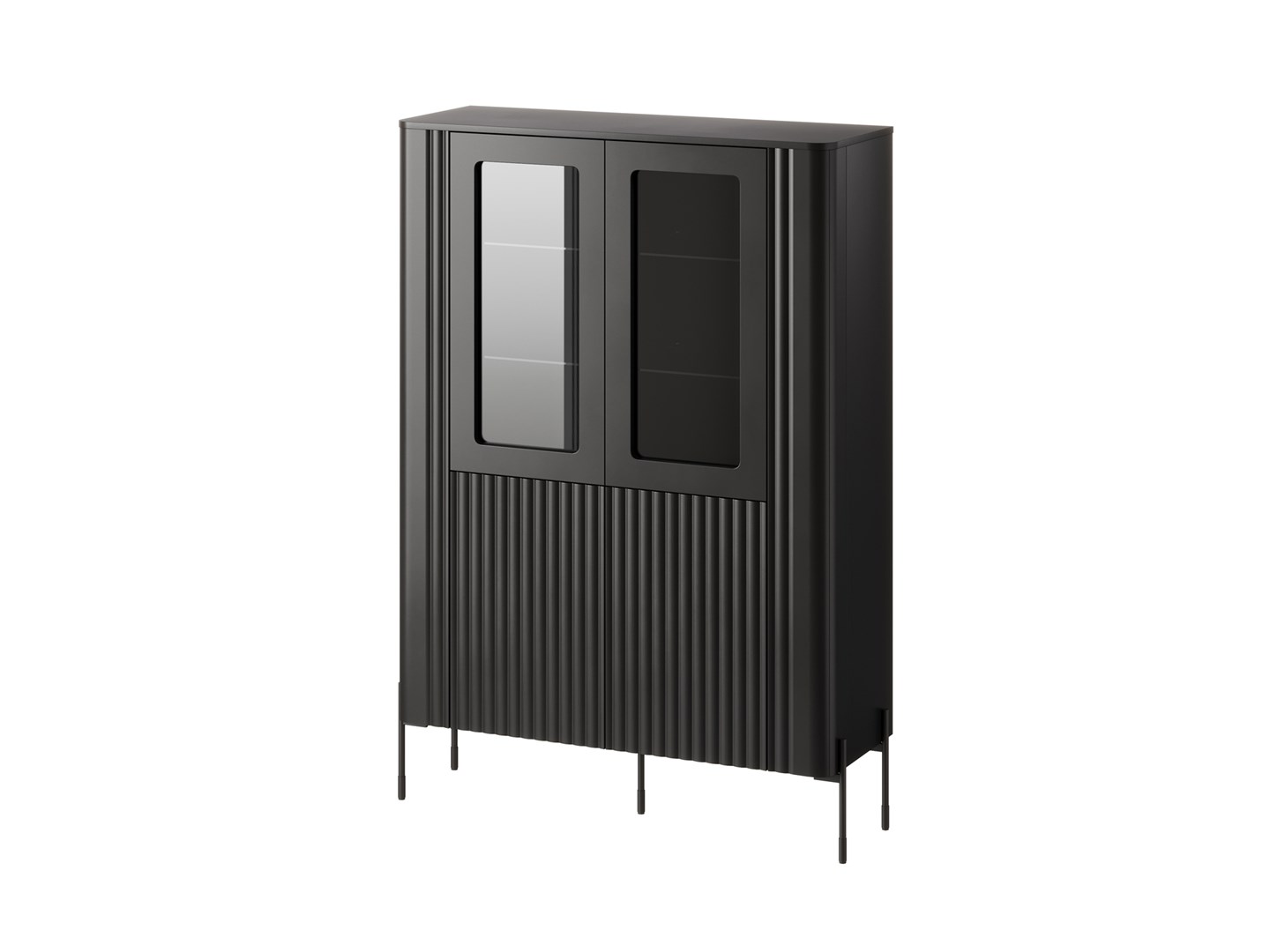 Witryna VERA 110x40x160 czarny mat — zdjęcie 1 z 4