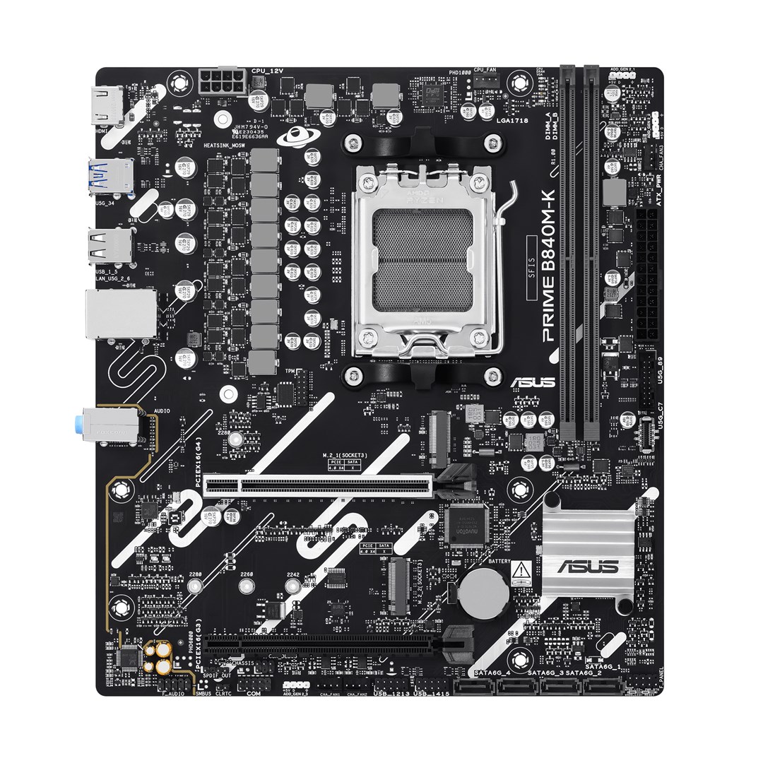 Płyta główna ASUS PRIME B840M-K Socket AM5 — zdjęcie 1 z 8