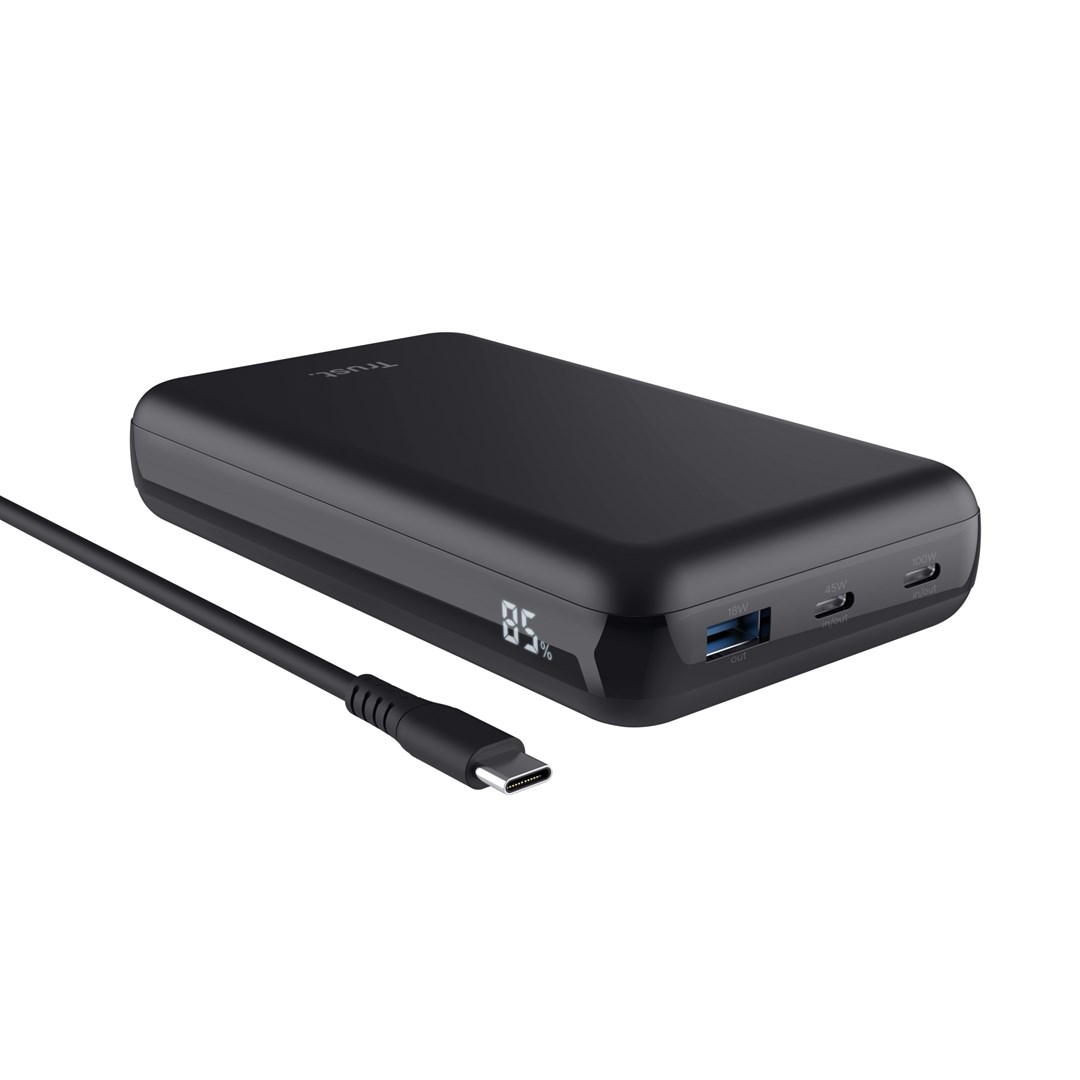Powerbank Trust Laro 100W Black 100W — zdjęcie 1 z 8