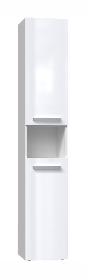 Szafka łazienkowa NEL III 31x30xH174 biel połysk — zdjęcie 1 z 7