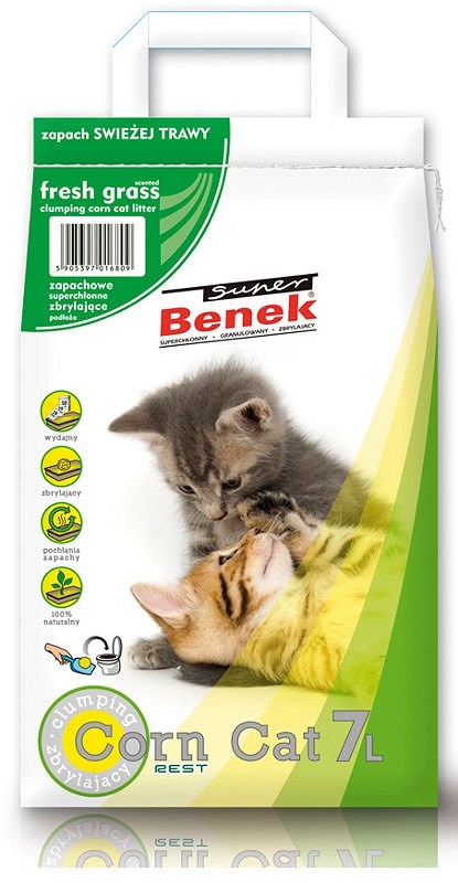 CERTECH Super Benek Corn Cat 7l - Žwirek