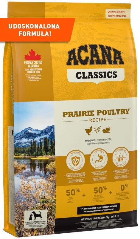 ACANA Classics Prairie Poultry - Sucha Karma 9,7 kg