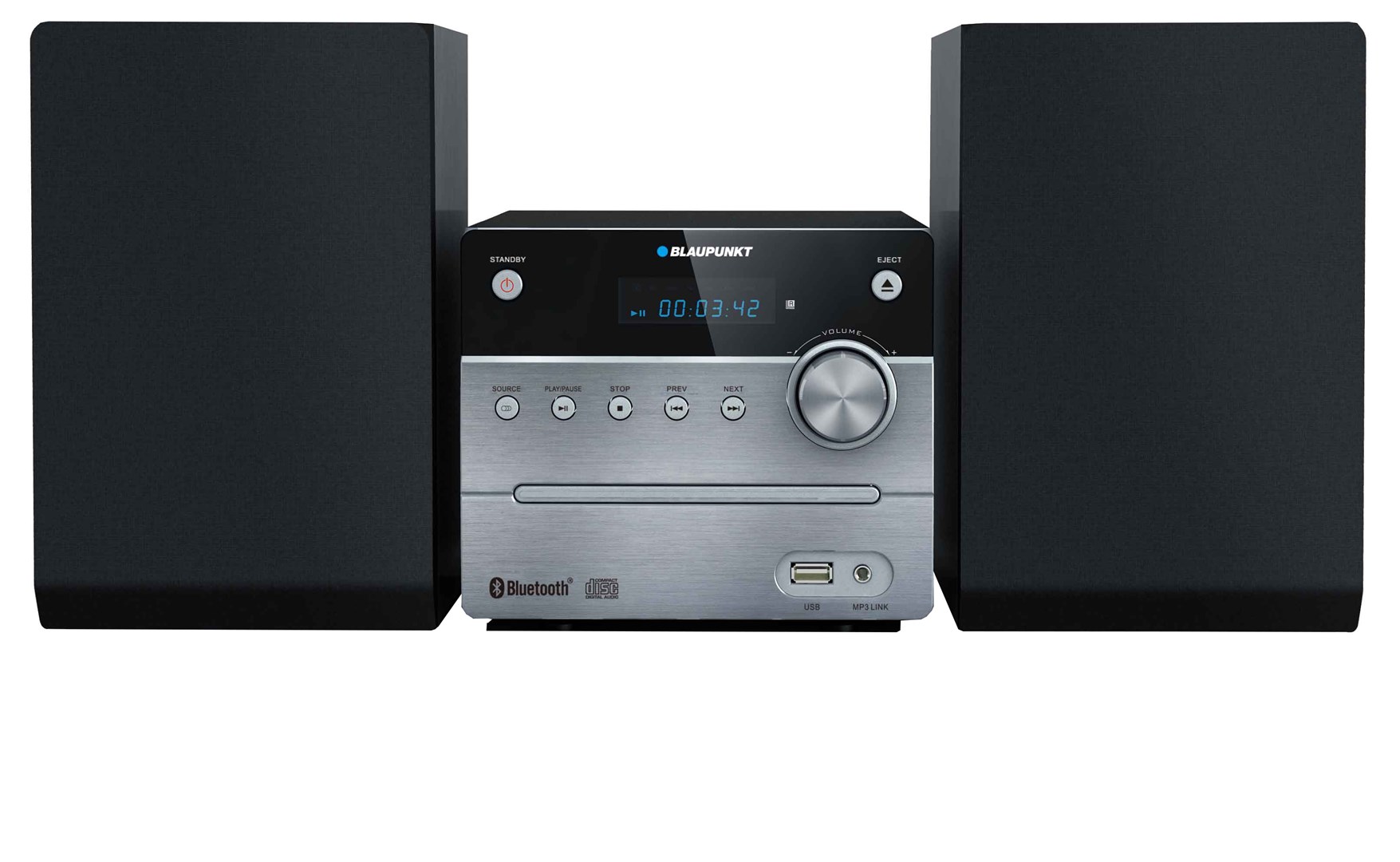 Miniwieża Blaupunkt MS12BT - Domowy Mikrosystem Audio — zdjęcie 1 z 3