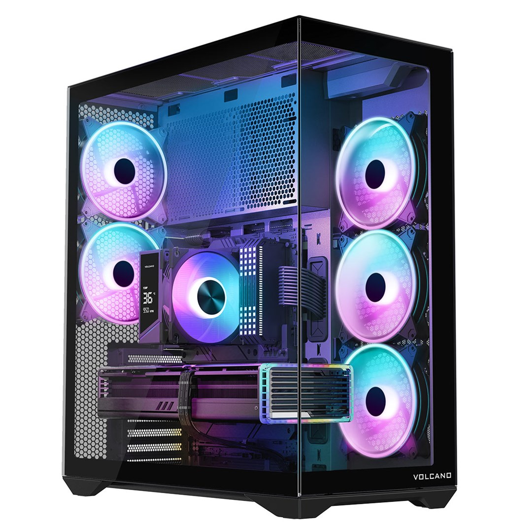 MODECOM OBUDOWA VOLCANO SPACE XL ARGB FULL TOWER 5F CZARNA — zdjęcie 1 z 8