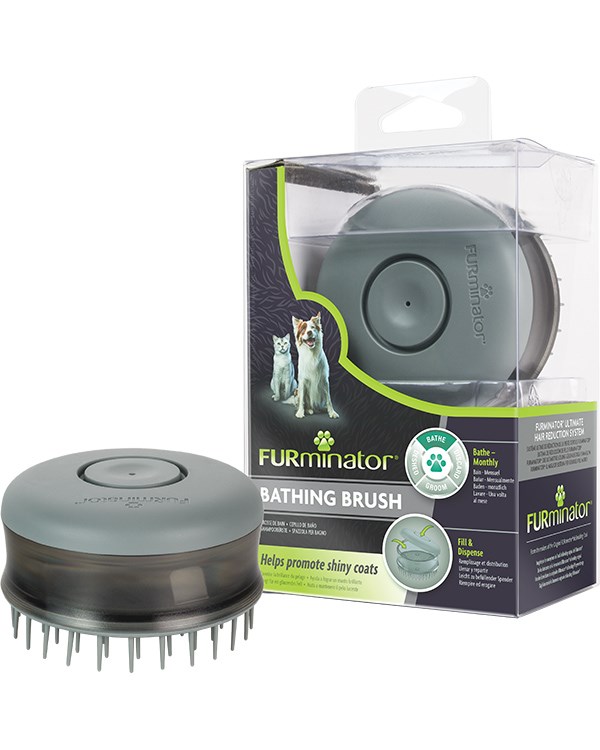 FURMINATOR - szczotka do kąpieli dla psów i kotów — zdjęcie 1 z 6