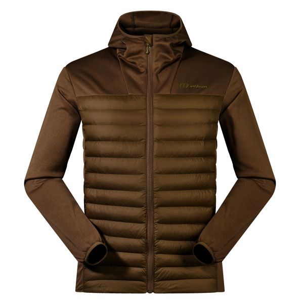 Kurtka hybrydowa Berghaus Vaskye Hooded Hybrid M brązowa — zdjęcie 1 z 8