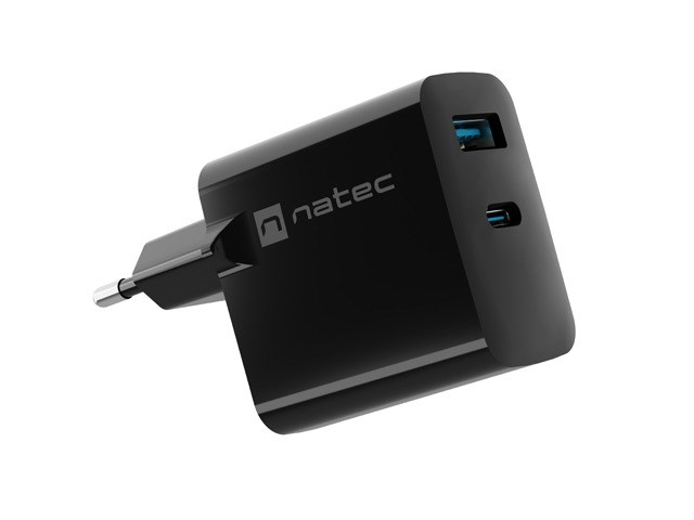 NATEC RIBERA GAN 45W Ładowarka USB-A i USB-C — zdjęcie 1 z 8