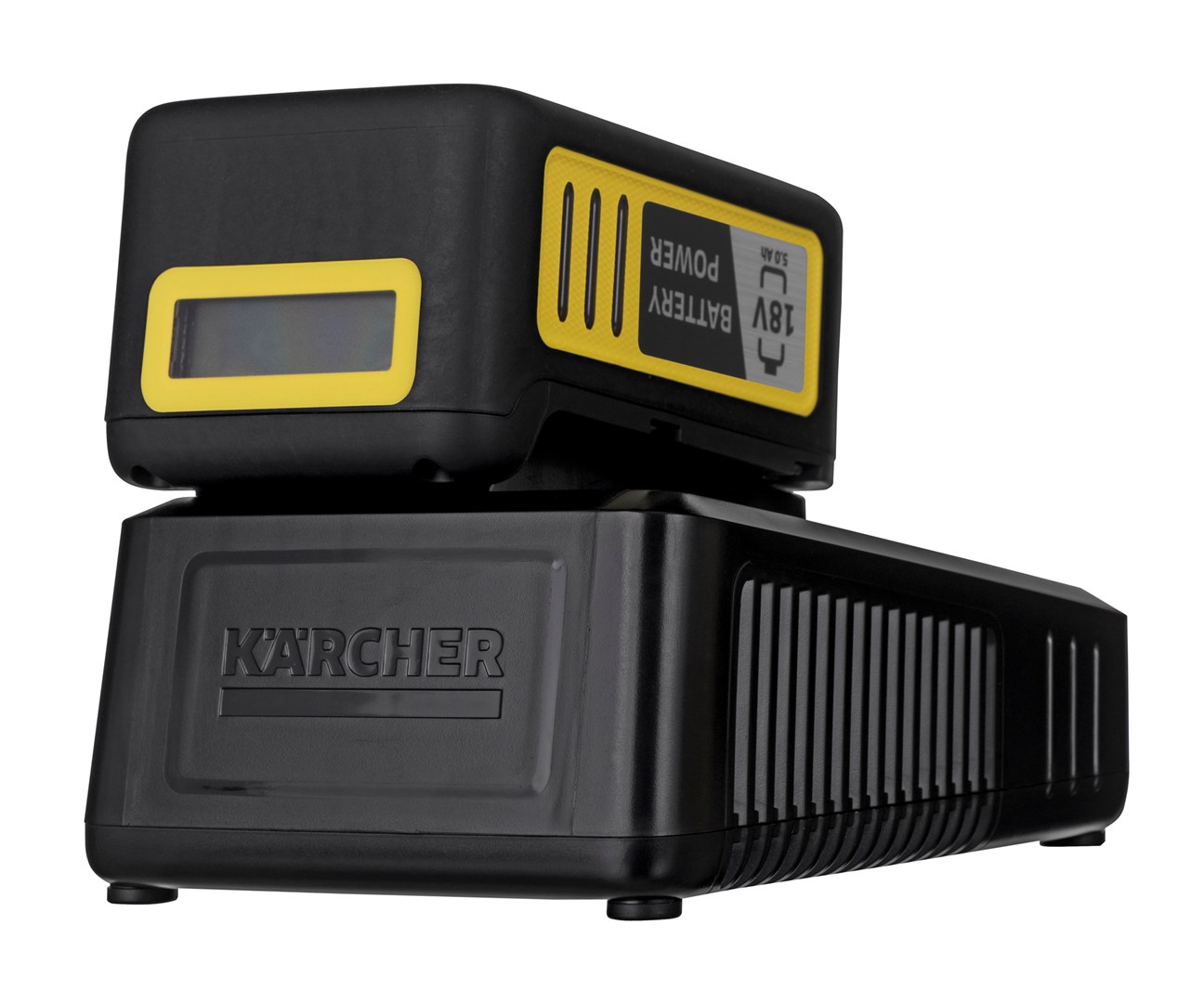 Szybka ładowarka + akumulator KARCHER 18V 5Ah — zdjęcie 1 z 4