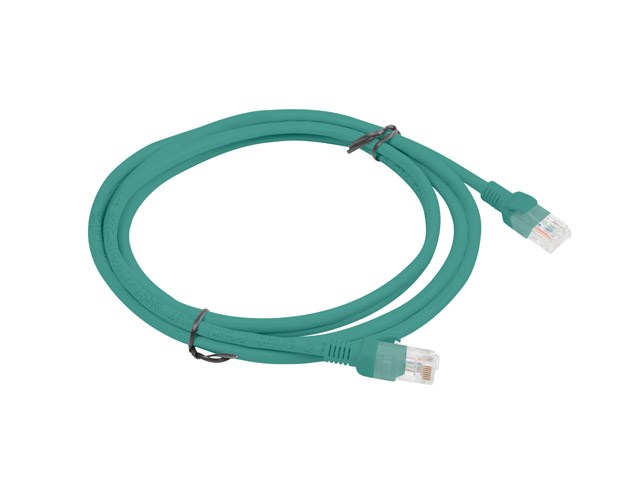 PATCHCORD KAT.5E UTP 0.25M ZIELONY FLUKE 10-PACK — zdjęcie 1 z 2