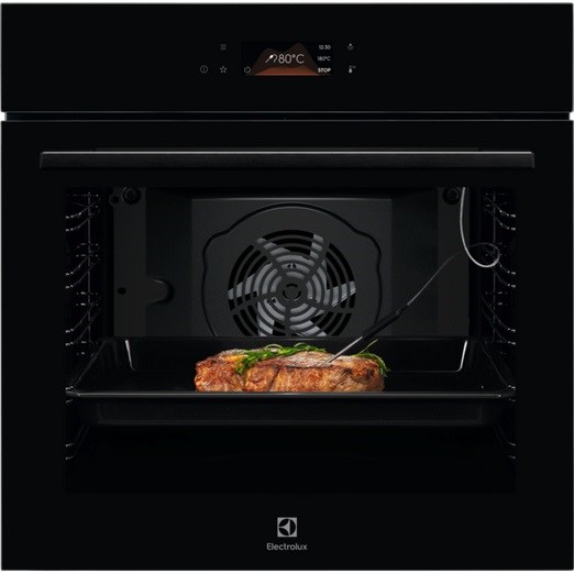 Piekarnik ELECTROLUX LOE8H39Z termosonda czyszczenie parowe AquaClean SoftClosing - cichy domyk funkcja pizza czarny — zdjęcie 1 z 6