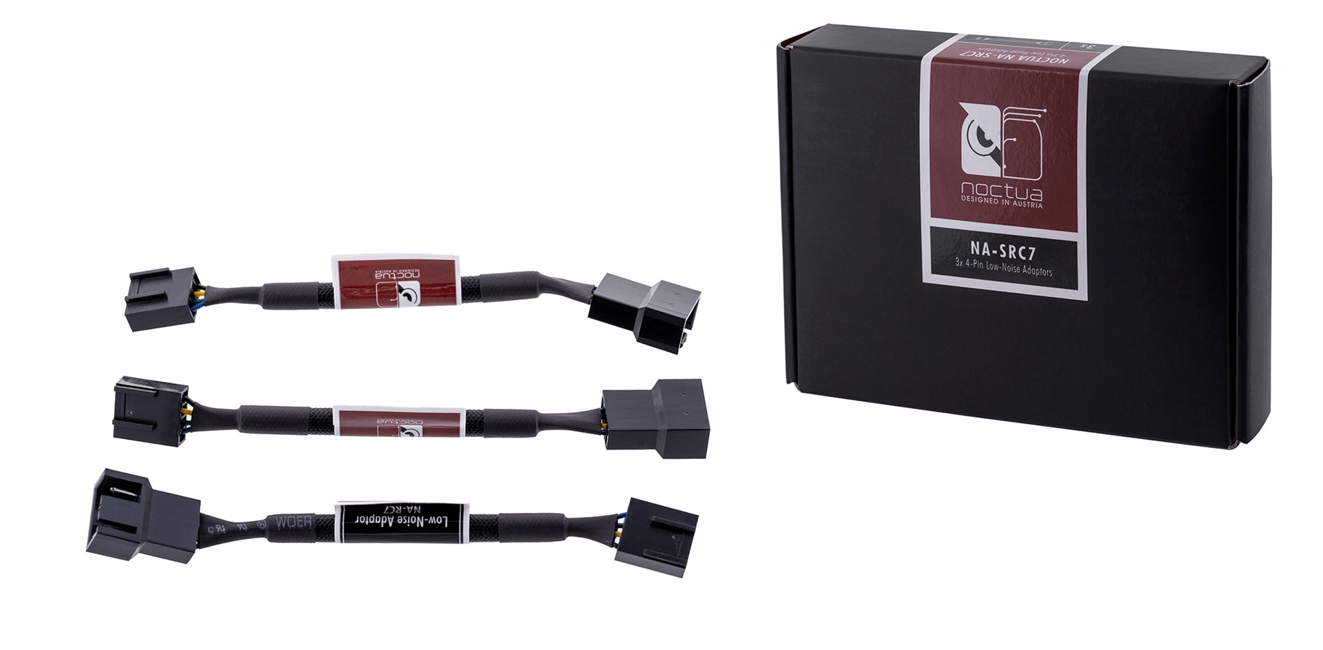 Mocowanie wentylatora NOCTUA NA-SRC7 3 szt. Low-Noise Adaptors 4-Pin — zdjęcie 1 z 8