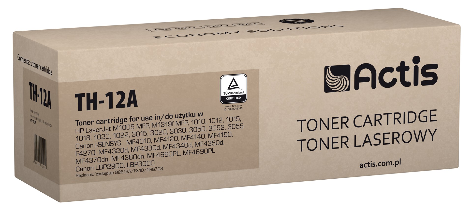 Actis TH-12A Toner, 2000 stron, czarny