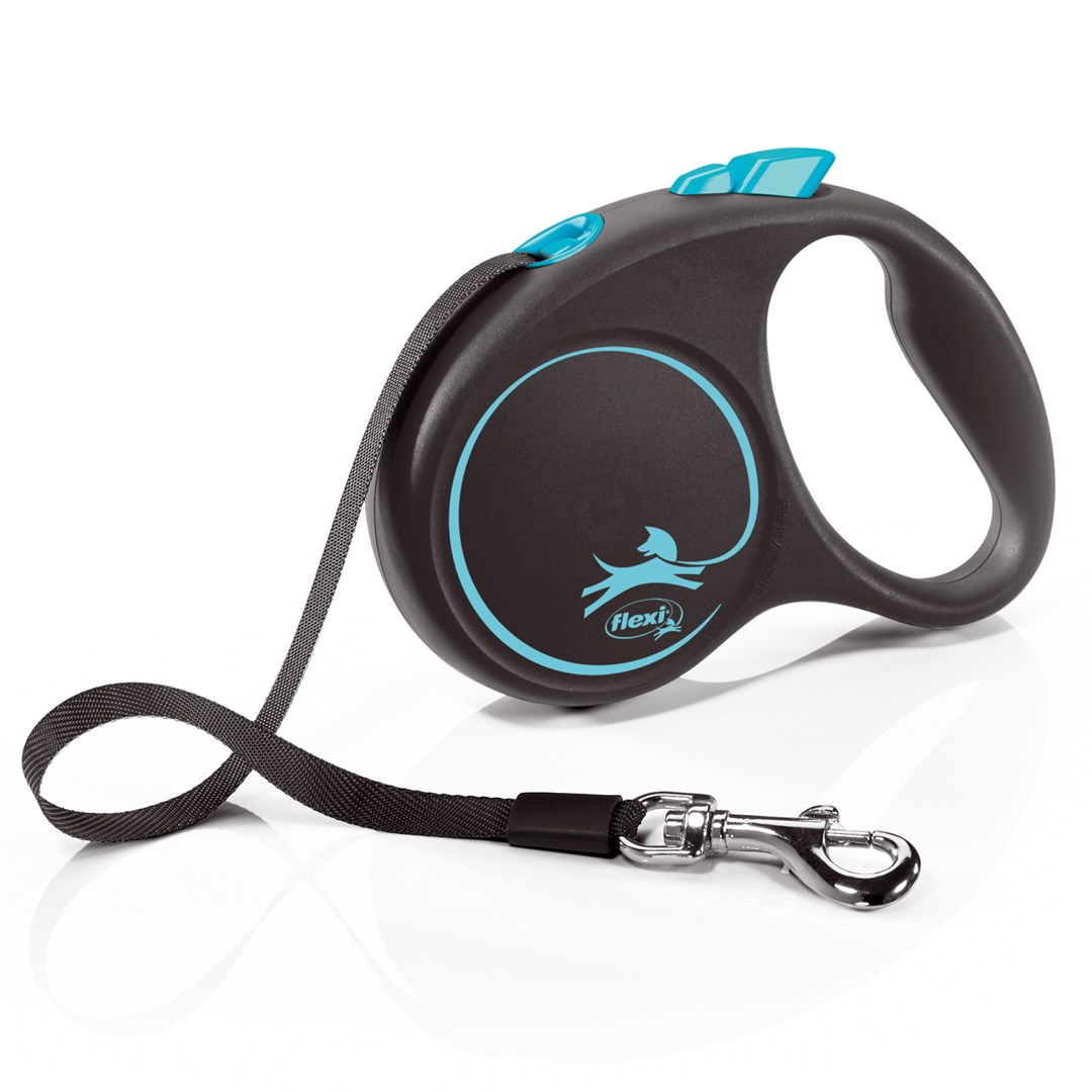 Smycz flexi automatyczna Black Design S 5m - 15kg — zdjęcie 1 z 6