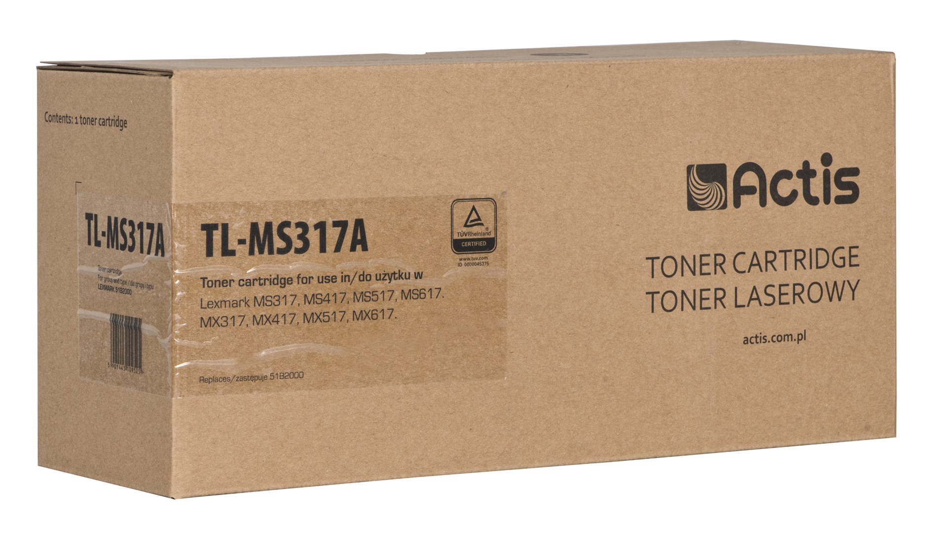 Actis TL-MS317A Toner, 2500 stron, czarny