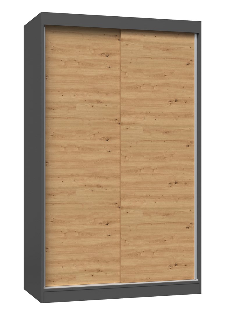 Szafa IGA 120x61xH200 antracyt/artisan — zdjęcie 1 z 2