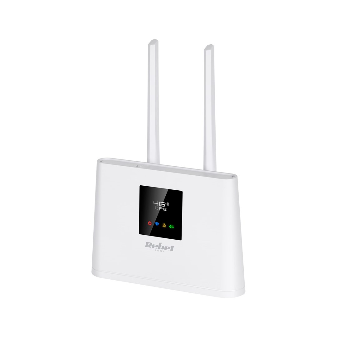 REBEL ROUTER 4G LTE RB-0702 - Biały Biurkowy — zdjęcie 1 z 8