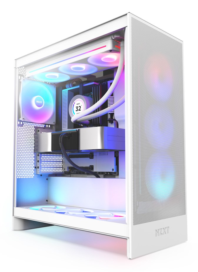 NZXT OBUDOWA H7 FLOW RGB MIDI TOWER Z OKNEM BIAŁA — zdjęcie 1 z 6