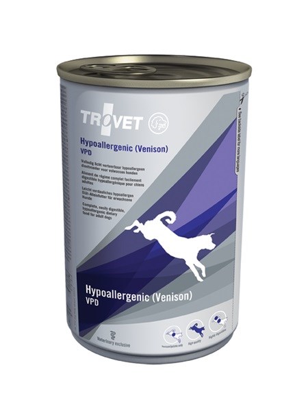 TROVET Hypoallergenic VPD z dziczyzną - 400 g