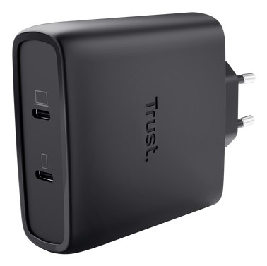 Ładowarka Trust MAXO GaN 100 W 2xUSB-C — zdjęcie 1 z 7