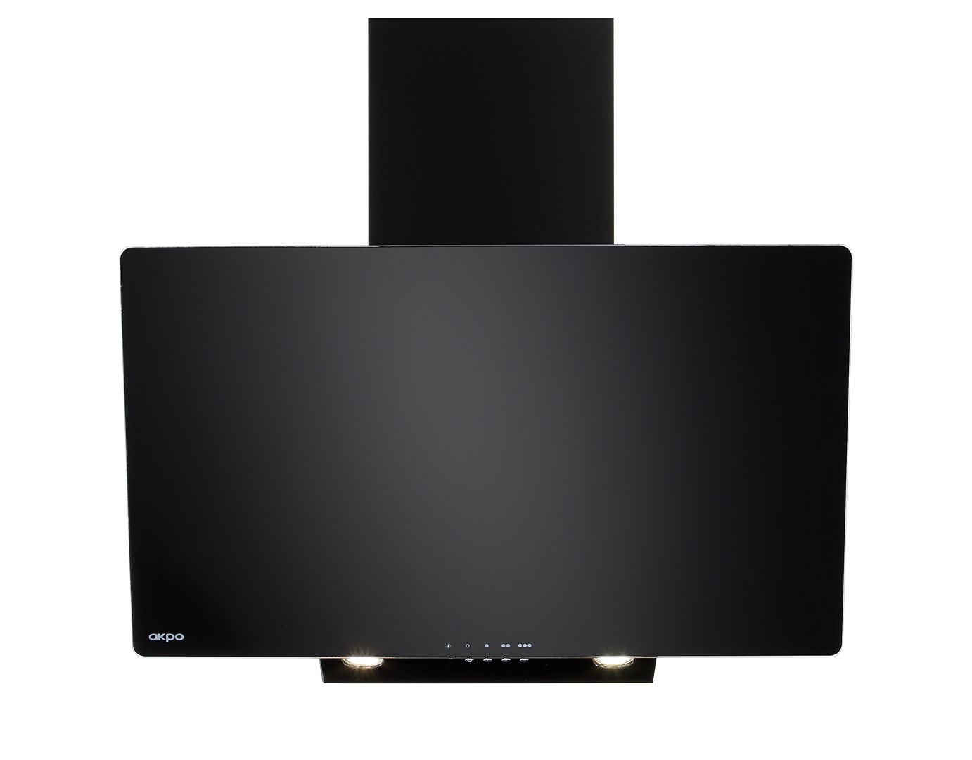Okap kominowy AKPO WK-4 SMART 60 CZARNY (front czarne szkło) — zdjęcie 1 z 2