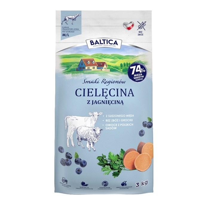 BALTICA SMAKI REGIONÓW Cielęcina z jagnięciną 3kg