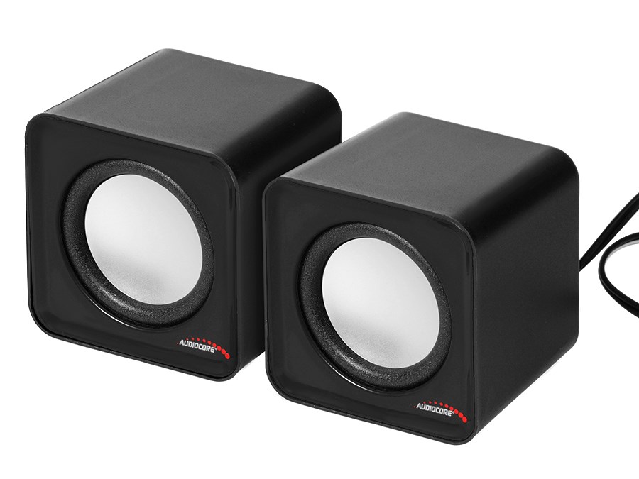 Zestaw głośników AUDIOCORE AC870B (2.0; czarny) — zdjęcie 1 z 7