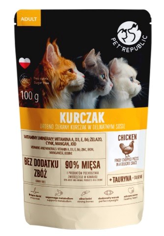 PET REPUBLIC Adult Kurczak - 100 g