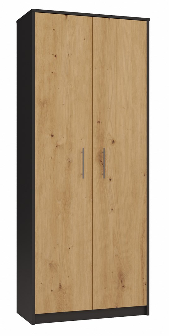 REGAŁ ZAMKNIĘTY OLIV 2D ANTRACYT/ARTISAN KOMPLET — zdjęcie 1 z 5