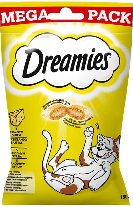 DREAMIES z żóltymserełem 180g