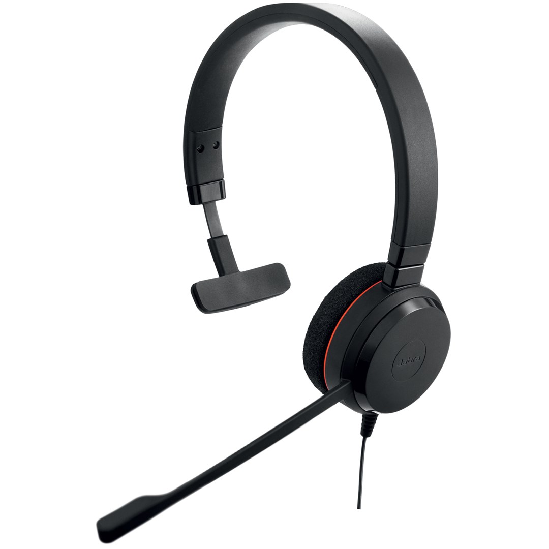 Słuchawki nauszne przewodowe Jabra Evolve 20 UC Mono — zdjęcie 1 z 3