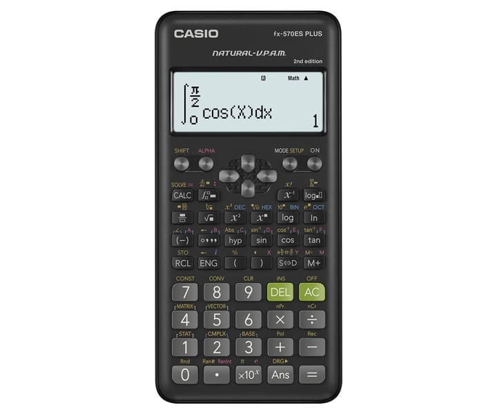 CASIO Kalkulator Naukowy FX-570ESPLUS-2-B, 417 Funk.