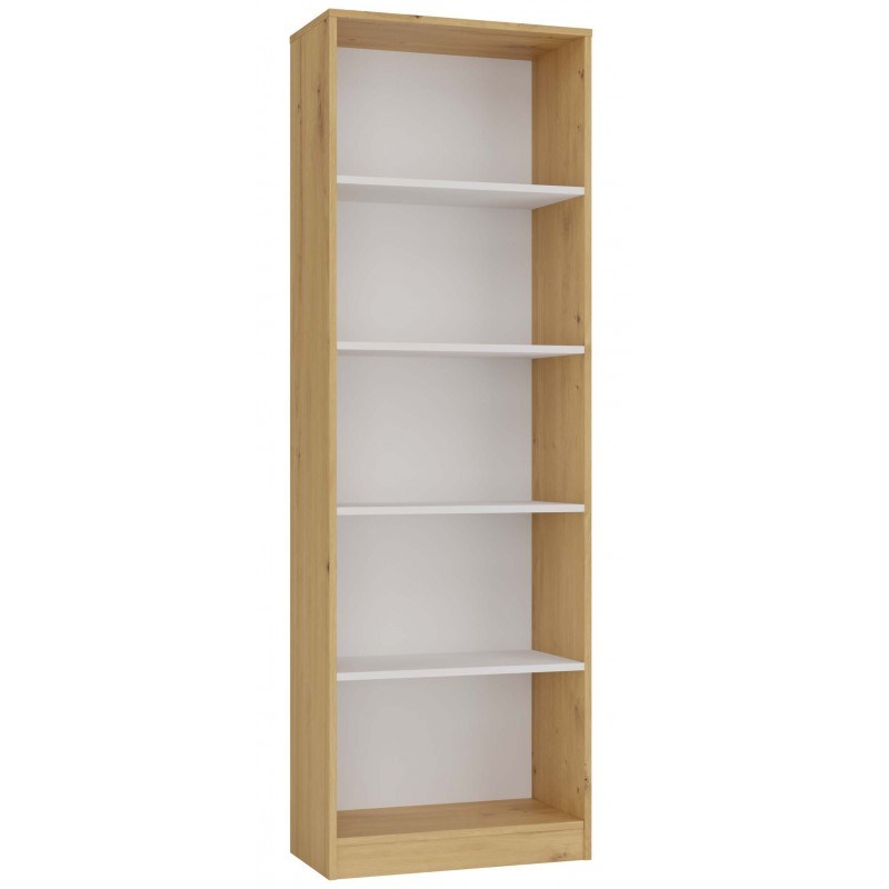 REGAŁ NA KSIĄŻKI 60 CM ARTISAN/BIEL — zdjęcie 1 z 8