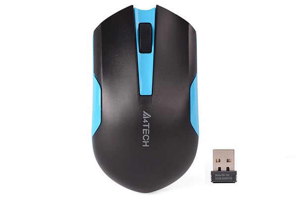 Mysz A4 TECH V-TRACK G3-200N-1, 1000 DPI, Czarny — zdjęcie 1 z 8