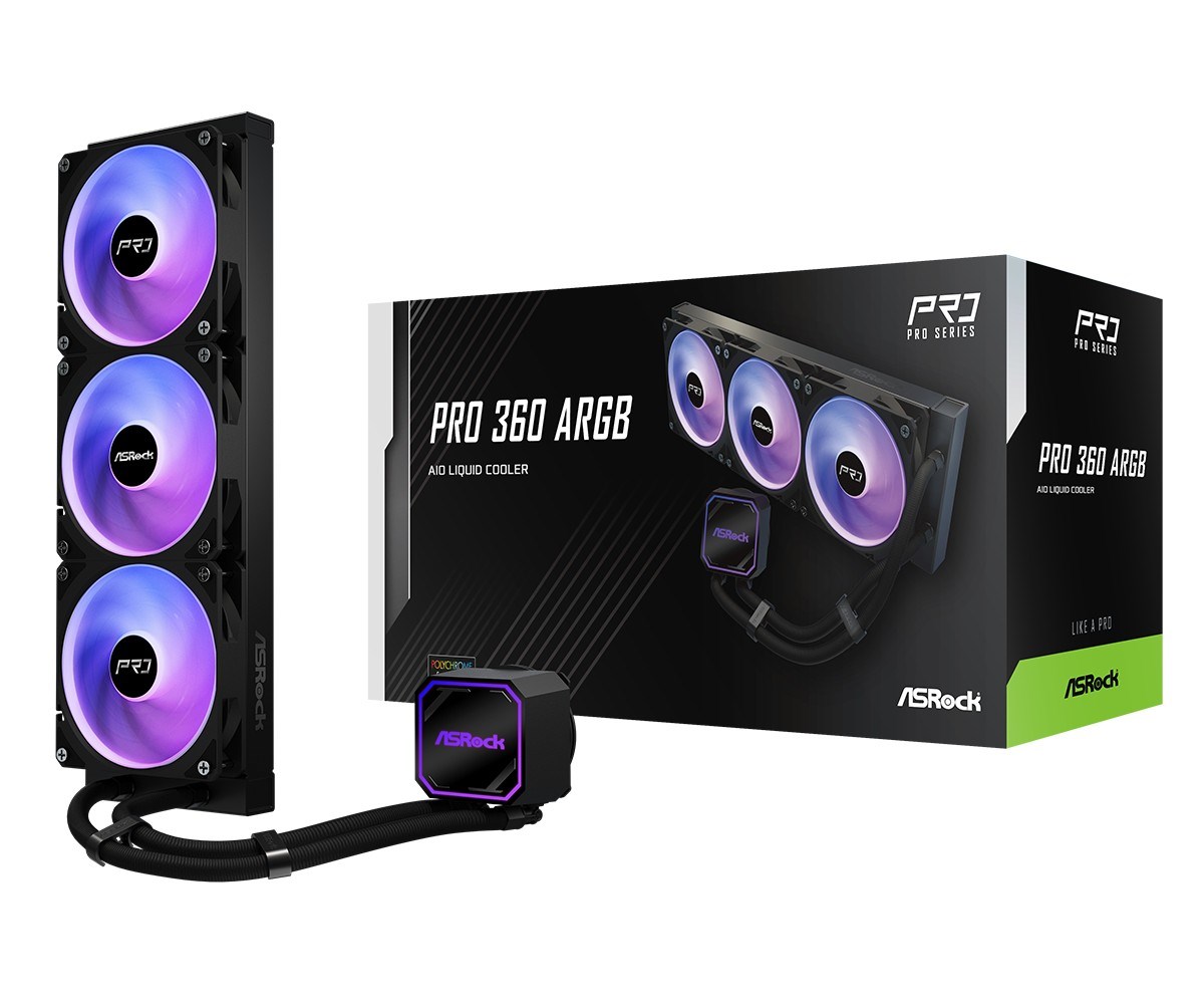 Chłodzenie ASRock Pro 360 ARGB - Zestaw Wodny — zdjęcie 1 z 8