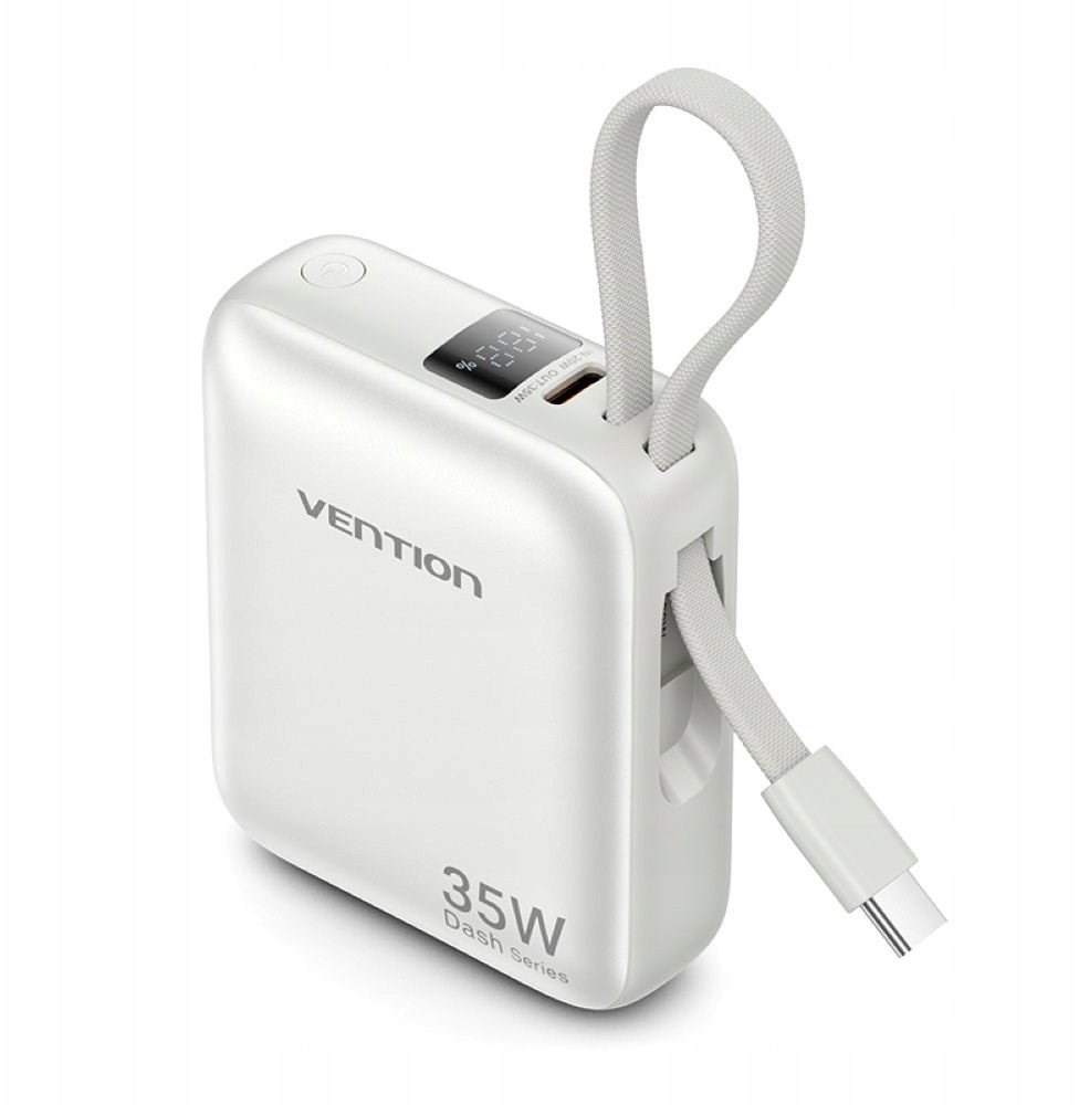 Powerbank Vention 10000mAh 35W PD Beżowy — zdjęcie 1 z 3