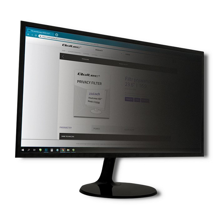 Filtr prywatyzujący Rodo Qoltec 51059 — zdjęcie 1 z 2