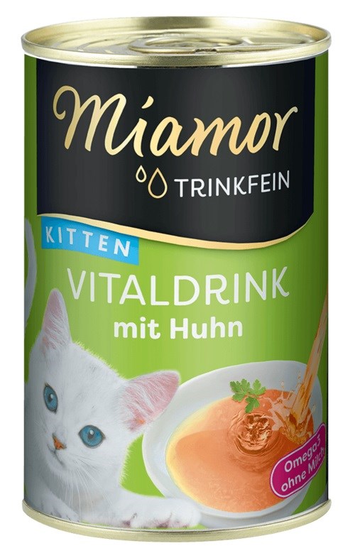 MIAMOR VITALDRINK z Kurczakiem 135ml dla Kocięt