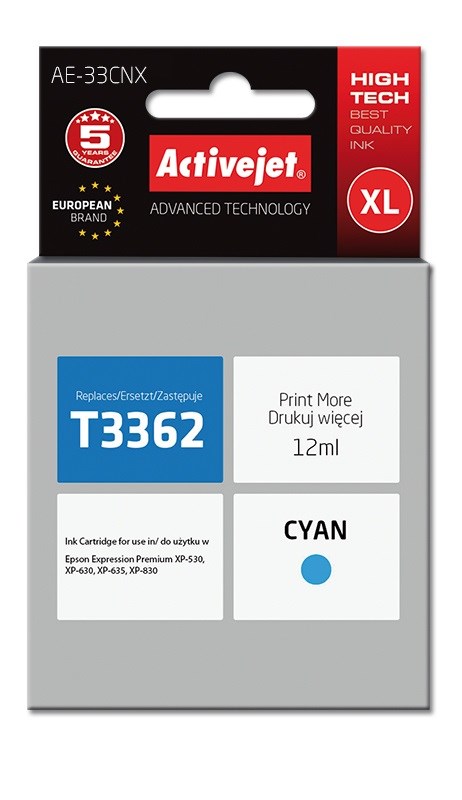 Activejet AE-33CNX Tusz Zamiennik Epson 33XL