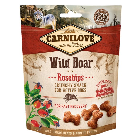 CARNILOVE Fresh Crunchy Dzik z dziką rożą - 200 g