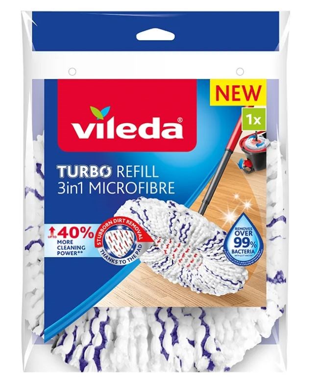Wkład do mopa Vileda TURBO 3w1 Microfibr