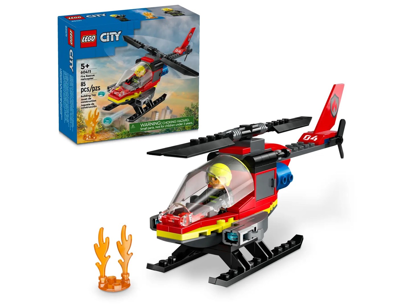 LEGO City 60411 - Strażacki helikopter ratunkowy — zdjęcie 1 z 8