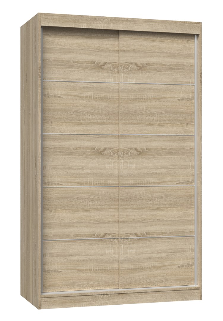 Szafa IGA 120x61xH200 sonoma z drzwiami przesuw. — zdjęcie 1 z 2