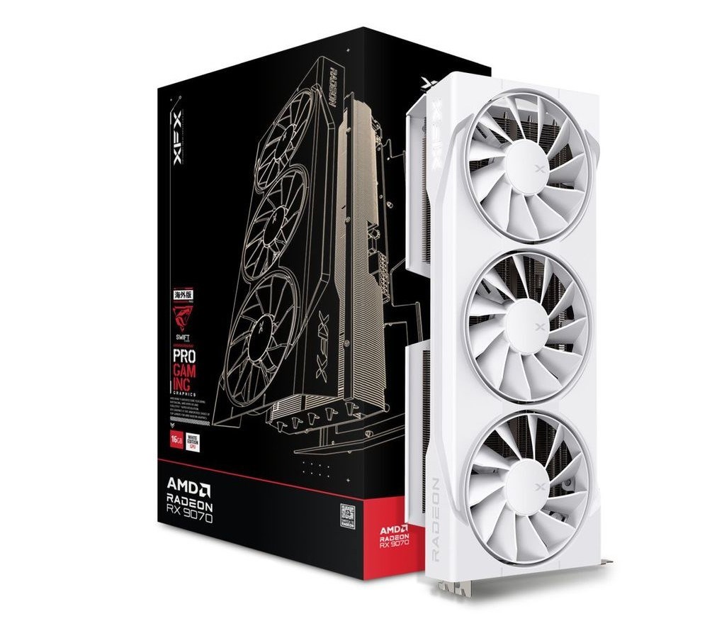 Karta graf. XFX Swift RX 9070 White 3-FAN 16G — zdjęcie 1 z 5