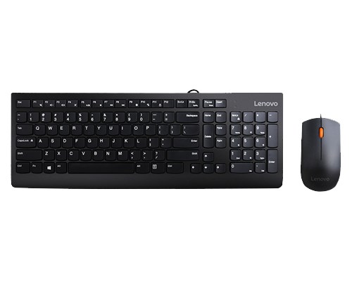 Lenovo 300 USB Combo Keyboard & Mouse - US English — zdjęcie 1 z 3