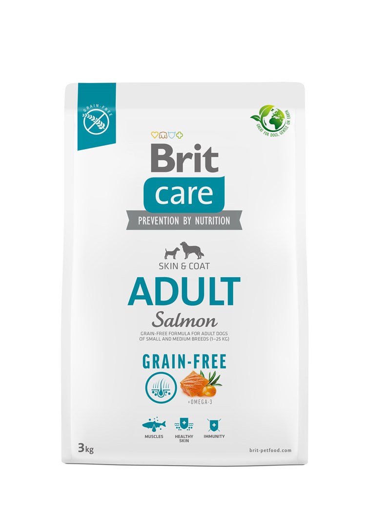 BRIT Care Grain-Free Adult Salmon - Sucha Karma 3 kg — zdjęcie 1 z 2