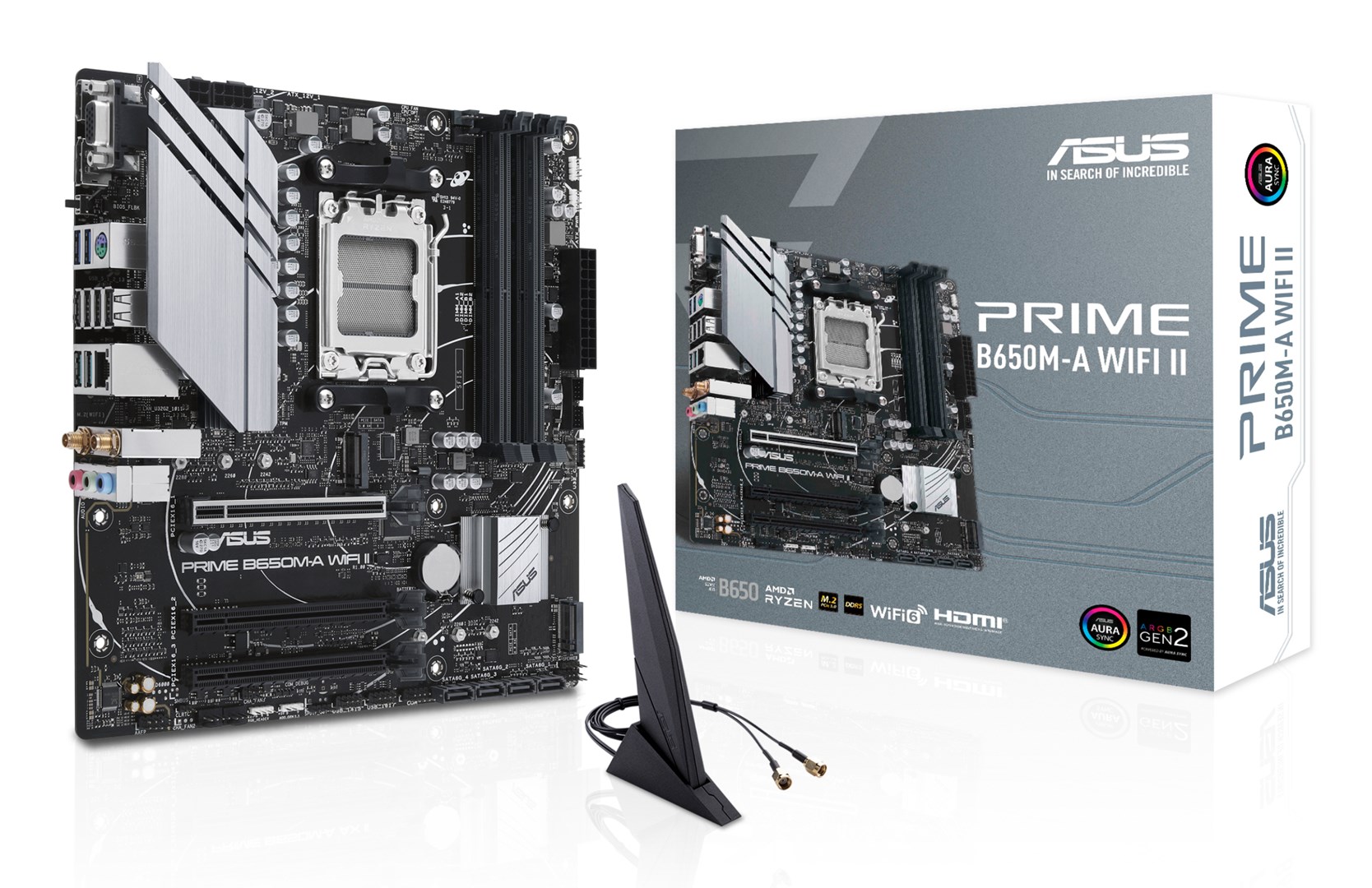 Płyta główna ASUS PRIME B650M-A WIFI II dla AMD Ryzen 7 — zdjęcie 1 z 7